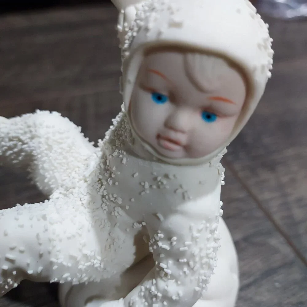 Snowbabies “Don't Fall Off & Hold On Tight" Dept 56 #7956 & #79685 2 Retired - Picture 6 of 13